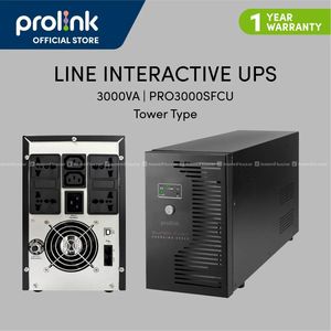 Prolink PRO3000SFCU-4U2I3KVA offline Ups