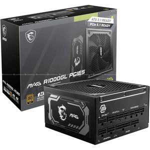 Msi MAG A1000GL PCIE5 1000w 80+gold Power Supply