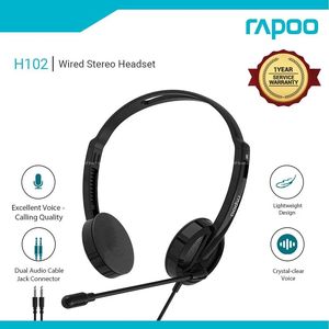 rapoo WIRED STRREO HEADSET BLACK H102