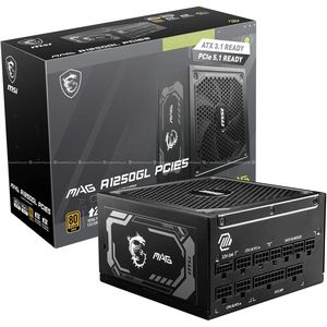 MSI MAG A1250GL PCIE5 1250w 80+gold Power Supply