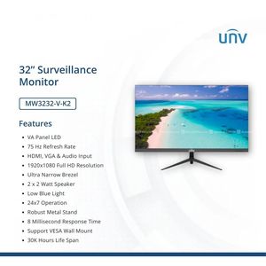 UNV MW3232-V-K2 32" 75HZ MONITOR