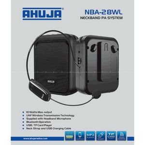 Ahuja Wireless Neckband NBA 28WL teacher Mike mic