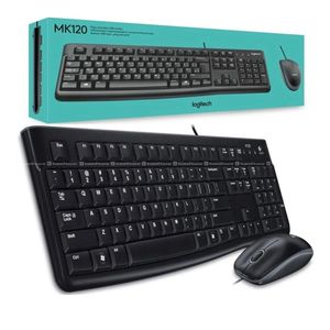 Logitech Mk120 Wired Keyboard & Mouse Combo