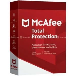Mcafee Total Protection 3 User  for 1 Year