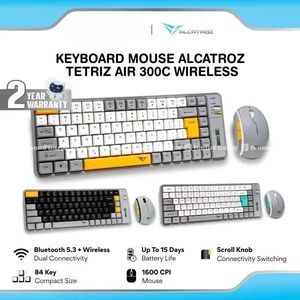 Alcatroz Tetriz Air 300C  BT keyboard mouse