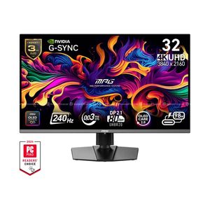 MSI MPG 322URX QD‑OLED 32" 240hz 138% sRGB Monitor