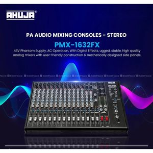 Ahuja Mixing Consoler PMX-1632FX
