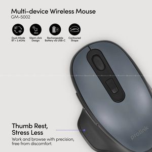 Prolink GM-5002 Multi-device Wireless Mouse