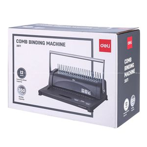 DELI E3871 Comb Paper Binding Machine