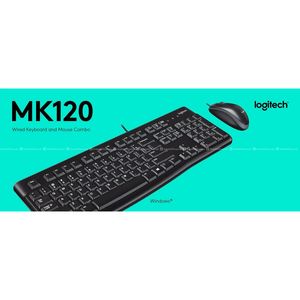 Logitech MK120 Wired Keyboard and Mouse