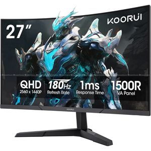 Koorui 27E6QCA 100%sRGB 27" 2k 180hz 1ms Monitor