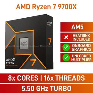 AMD Ryzen 7 9700X 8Core 16 threads Processor CPU