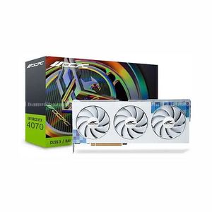 OCPC  RTX 4070 12 GB DDR6 GRAPHIC CARD WHITE