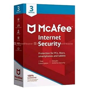 Mcafee Internet Security - 3 Users, 1 Year