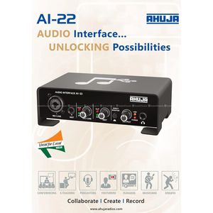 Ahuja AI-22 2x2 USB Audio Interface