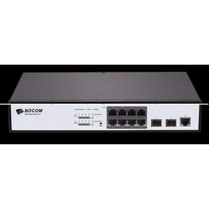 Bdcom S2510-P/ S2500-8P2S 8Port Giga