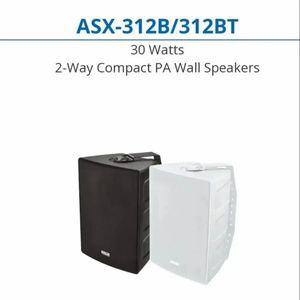 Ahuja ASX-312B/312BT 2 Way Compact PA Wall Speaker