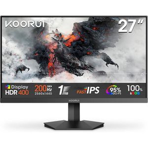 KOORUI G2721P 27" 200hz ips 2k 1ms 99%sRGB Monitor