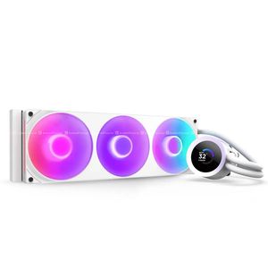 NZXT Kraken Plus 360 V2  VRGB LIQUID   WHITE